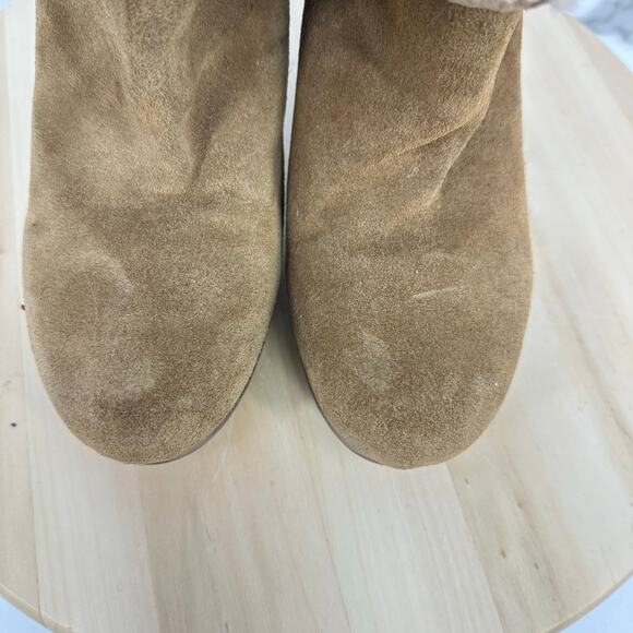 UGG Australia Dandylion Nubuck Leather Chestnut Brown Boots Shoes US 9.5 EU 40.5 - Picture 4 of 14